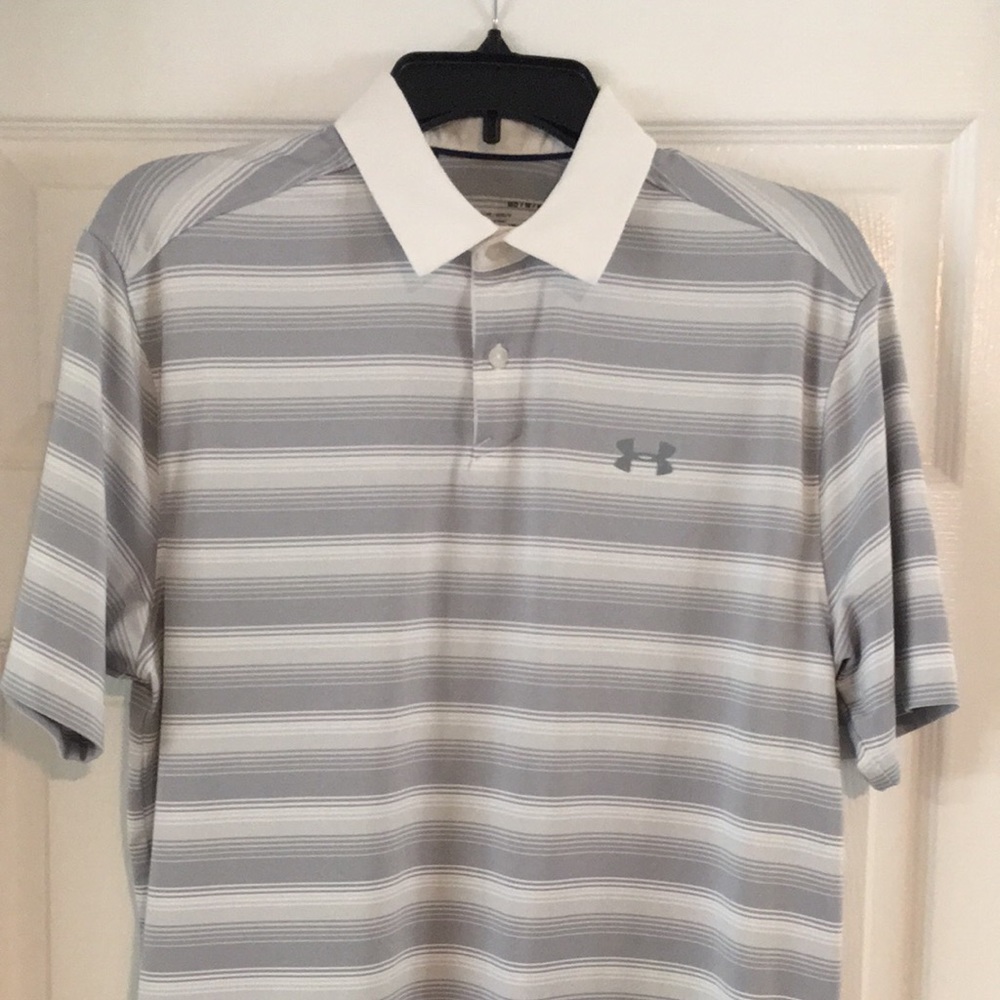 Under Armour heat gear polo shirt -med